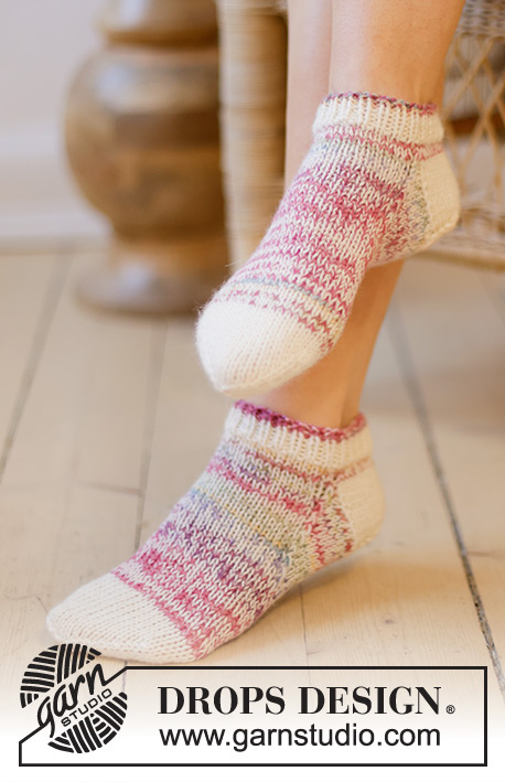 DROPS Design free patterns - Dámské ponožky